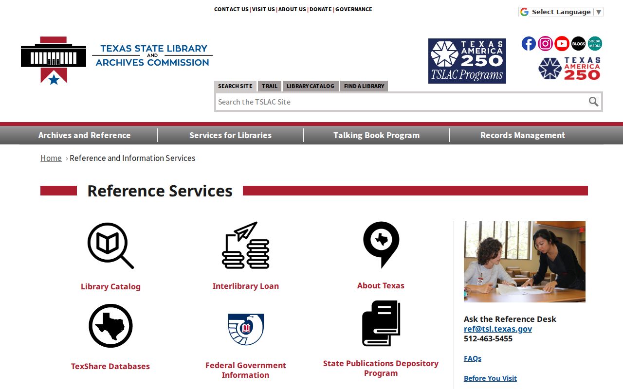 Texas previous residents research through state library reference and property-history guides